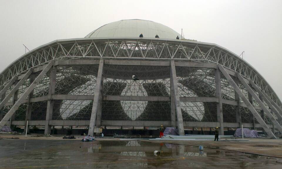 原平温泉馆网架工程