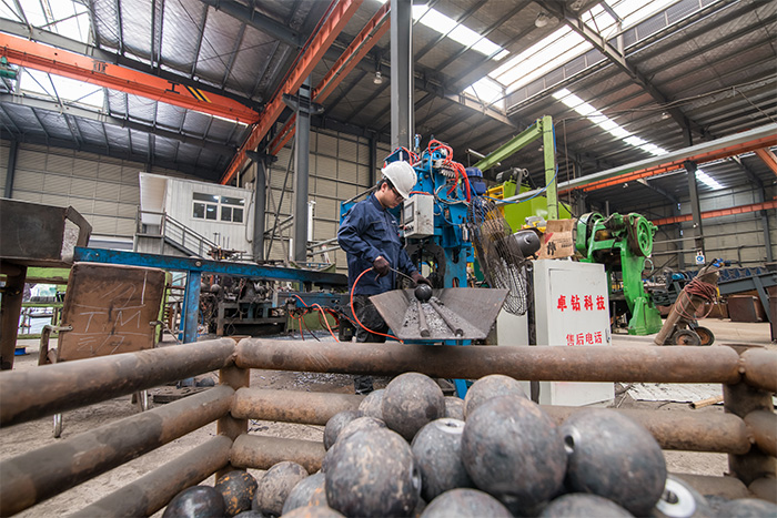 原平网架配件-螺栓球加工车间